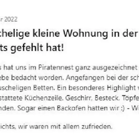 Apartman Piratennest Nord Bordelum